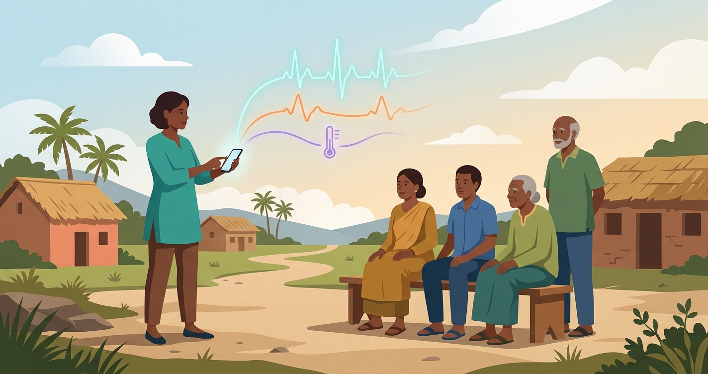 What if you could screen a whole community for early signs of sickness right from your phone?