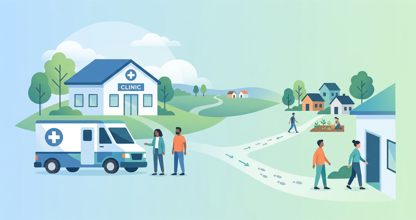 How Health Screening Changes Clinic Visit Patterns in Rural Areas