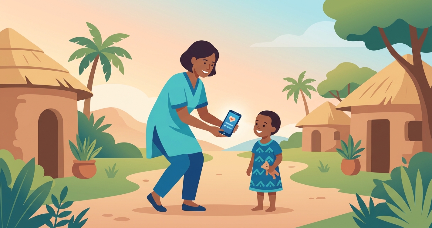 Could a simple phone scan help a young child avoid serious illness?